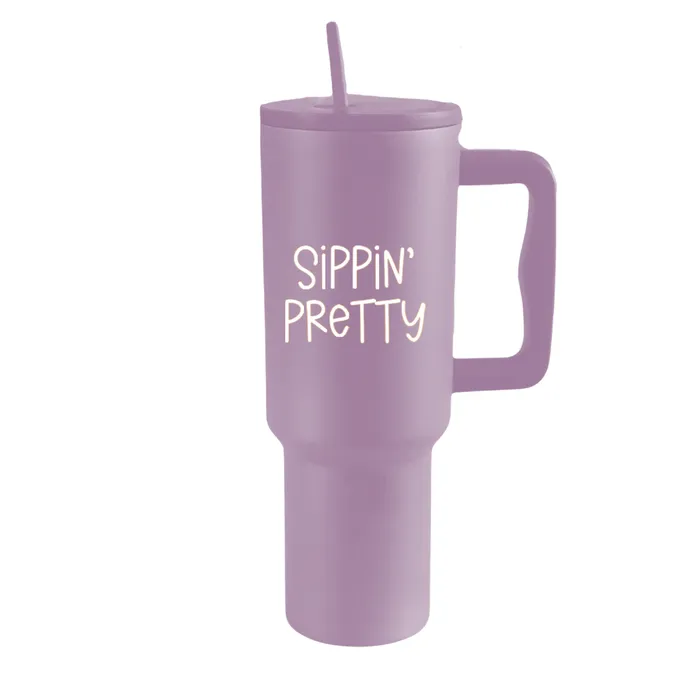 Necklaces ClaudiaG Home Personalized Monochromatic Tumbler