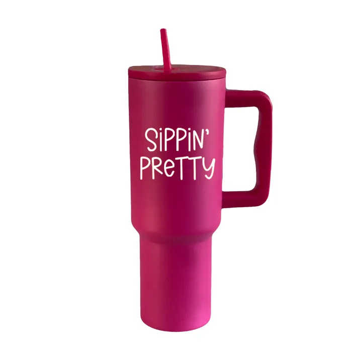 Necklaces ClaudiaG Home Personalized Monochromatic Tumbler