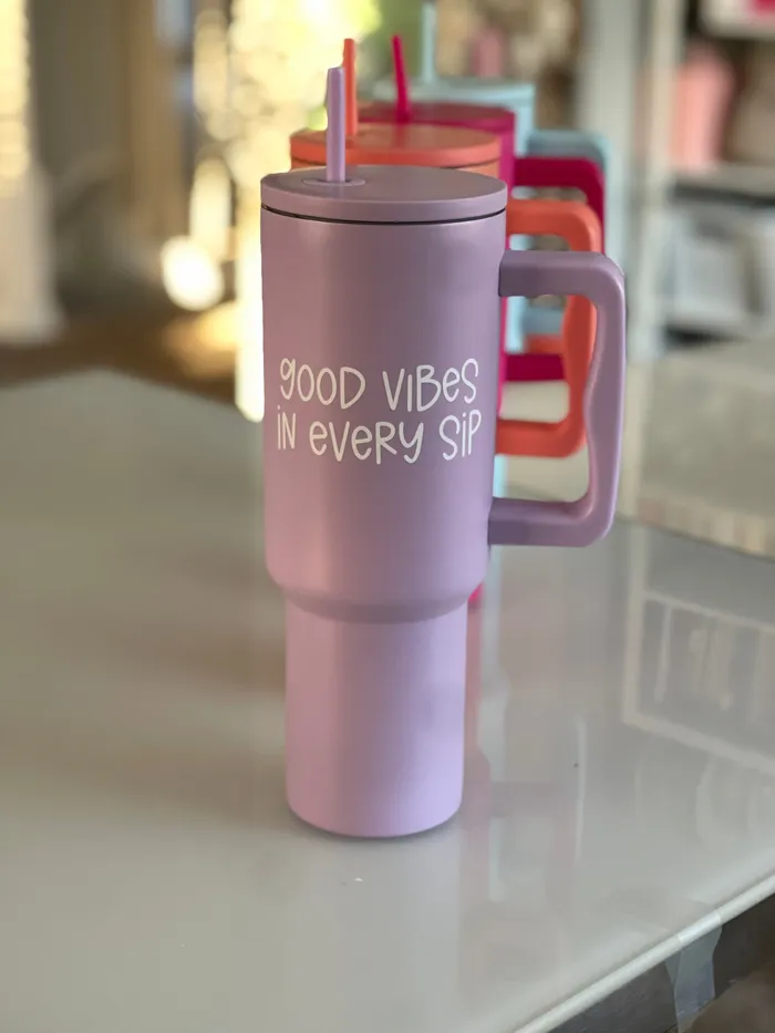 Necklaces ClaudiaG Home Personalized Monochromatic Tumbler