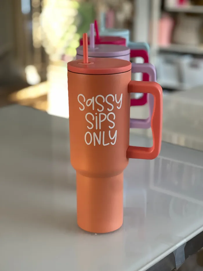 Necklaces ClaudiaG Home Personalized Monochromatic Tumbler