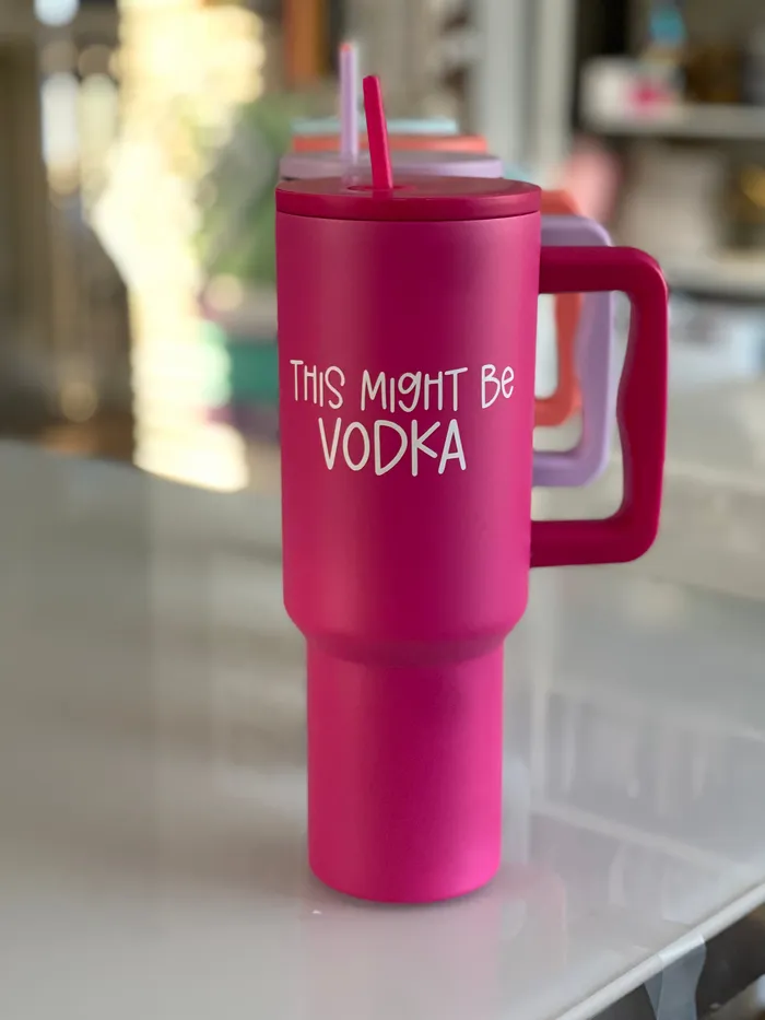 Necklaces ClaudiaG Home Personalized Monochromatic Tumbler