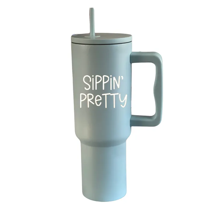 Necklaces ClaudiaG Home Personalized Monochromatic Tumbler