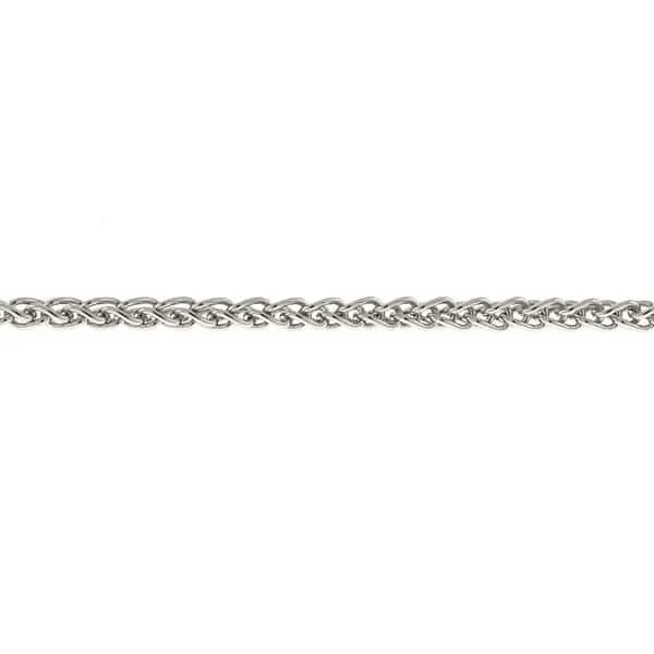 Necklaces Herco 14k White Gold 24 13mm Wheat Chain