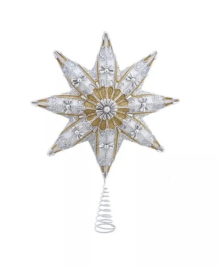 Necklaces KURT S ADLER INC Star Tree Topper 16 8Point Star Tree Top Christmas Tree Decor Imported Necklaces KURT S ADLER INC Star Tree Topper 16 8Point Star Tree Top Christmas Tree Decor Imported