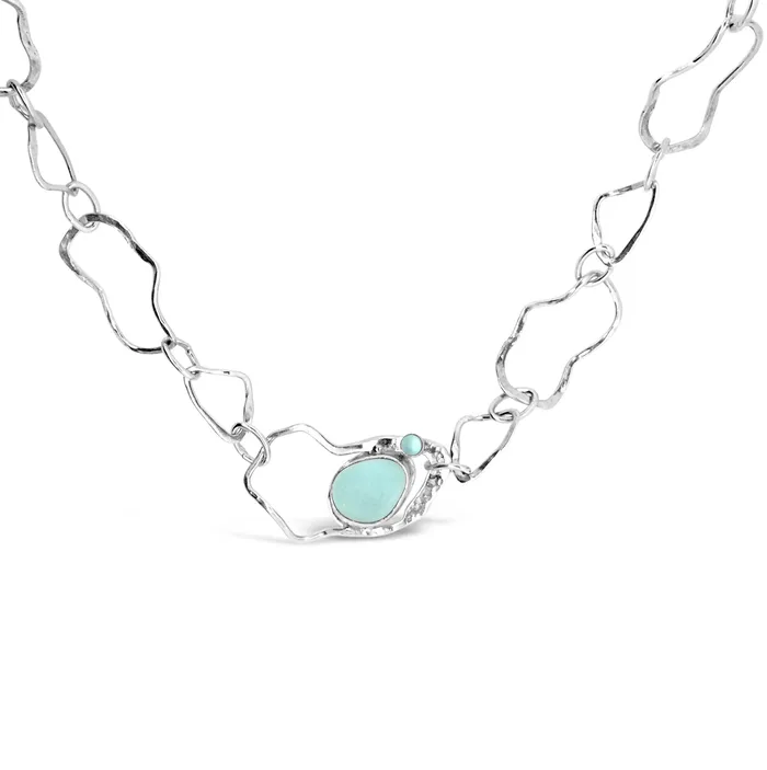 Necklaces Shannon Russell Jewelry Ripples Sea Glass Necklace