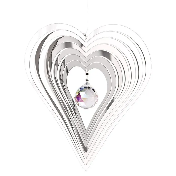 Necklaces Woodstock Chimes Crystal Heart Shimmer Spinning Heart One Coast Woodstock Chimes Necklaces Woodstock Chimes Crystal Heart Shimmer Spinning Heart One Coast Woodstock Chimes