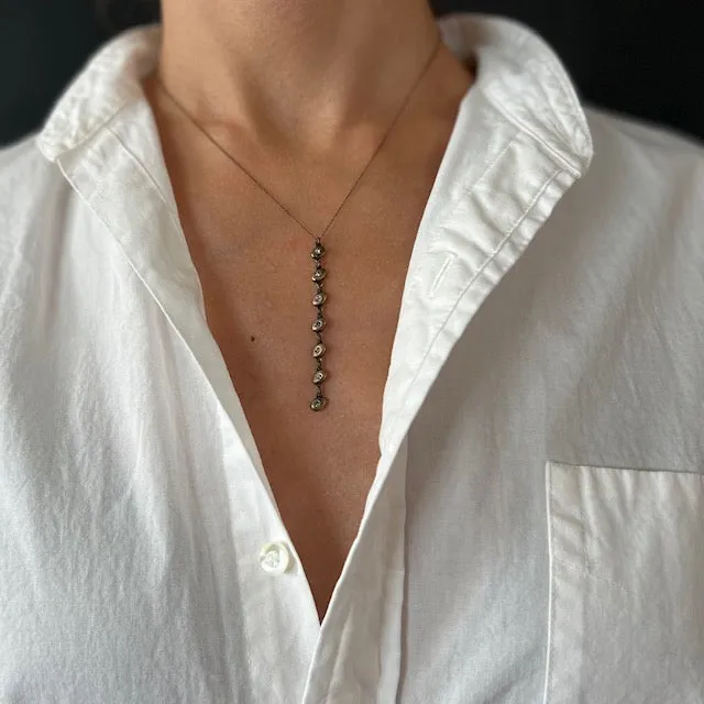 Rebel Designs Inc Necklaces Oval Link Drop Necklace