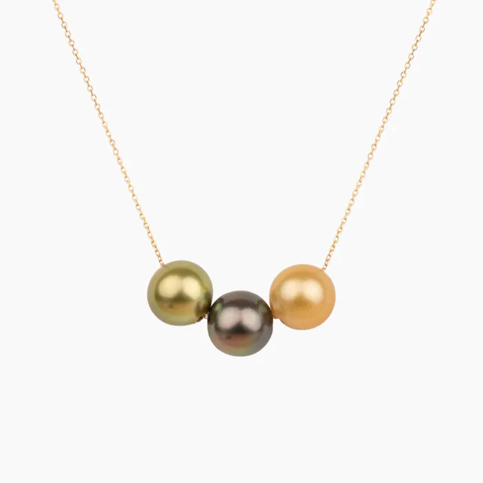 Seychelles Floating Pearl Necklace misha hawaii Necklaces